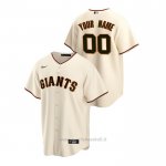Maglia Baseball Uomo San Francisco Giants Personalizzate Replica Primera Crema