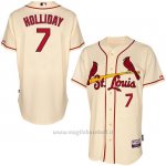 Maglia Baseball Uomo St. Louis Cardinals Matt Holliday Tan Giocatore Autentico