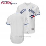 Maglia Baseball Uomo Toronto Blue Jays Bianco 2018 Dia del Padre Flex Base