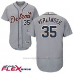 Maglia Baseball Uomo Detroit Tigers Justin Verlander Autentico Collezione Flex Base Grigio