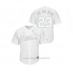 Maglia Baseball Uomo St. Louis Cardinals Marcell Ozuna 2019 Players Weekend Replica Bianco