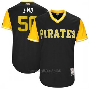 Maglia Baseball Uomo Pittsburgh Pirates 2017 Little League World Series Jameson Taillon Nero