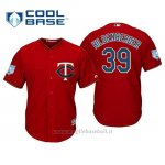 Maglia Baseball Uomo Minnesota Twins Trevor Hildenberger Cool Base Entrenamiento De Primavera 2019 Rosso