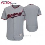 Maglia Baseball Uomo Minnesota Twins Grigio 2018 Dia de la Madre Flex Base