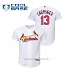 Maglia Baseball Bambino St. Louis Cardinals 13 Matt Carpenter Cool Base Primera Replica Bianco