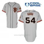 Maglia Baseball Uomo San Francisco Giants Sergio Romo 54 Grigio Alterner Cool Base