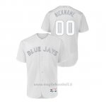 Maglia Baseball Hombre Toronto Blue Jays Personalizzate 2019 Players Weekend Autentico Bianco