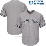 Maglia Baseball Uomo New York Yankees Jorge Posada Majestic Grigio Cool Base