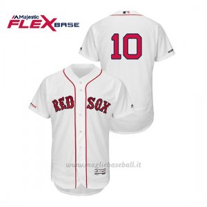 Maglia Baseball Uomo Boston Red Sox David Price 150th Aniversario Patch Flex Base Bianco
