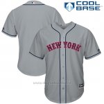Maglia Baseball Uomo New York Mets 2017 Estrellas y Rayas Grigio Cool Base
