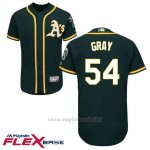 Maglia Baseball Uomo Oakland Athletics Sonny Grigio Verde Flex Base