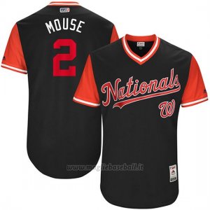 Maglia Baseball Uomo Washington Nationals 2017 Little League World Series Adam Eaton Blu