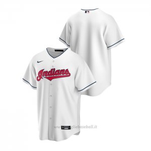 Maglia Baseball Uomo Cleveland Indians Replica Primera Bianco
