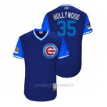 Maglia Baseball Uomo Chicago Cubs Cole Hamels 2018 Llws Players Weekend Hollywood Royal