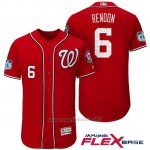 Maglia Baseball Uomo Washington Nationals Anthony Rendon Scarlet 2017 Allenamento Primaverile Flex Base Giocatore