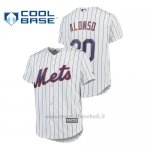 Maglia Baseball Bambino New York Mets Pete Alonso Cool Base Majestic Primera Bianco