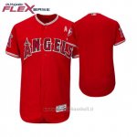 Maglia Baseball Uomo Los Angeles Angels Scarlet 2018 Dia de la Madre Flex Base