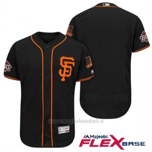 Maglia Baseball Uomo San Francisco Giants Nero Alterner On Field 60th Season Flex Base
