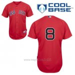 Maglia Baseball Uomo Boston Red Sox 8 Carl Yastrzemski Rosso Alterner Cool Base
