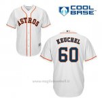 Maglia Baseball Uomo Houston Astros Dallas Keuchel 60 Bianco 1ªCool Base