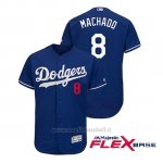 Maglia Baseball Uomo Los Angeles Dodgers Manny Machado Flex Base Autentico Collezione Alternato Royal