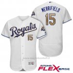 Maglia Baseball Uomo Kansas City Royals Whit Merrifield Bianco 50th Season Alterner Flex Base