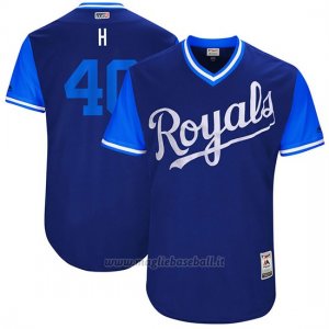 Maglia Baseball Uomo Kansas City Royals 2017 Little League World Series Kelvin Herrera Royal