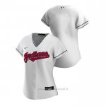 Maglia Baseball Donna Cleveland Indians Replica 2020 Primera Bianco