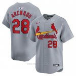 Maglia Baseball Uomo St. Louis Cardinals Nolan Arenado Away Limited Grigio