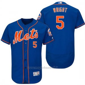 Maglia Baseball Uomo New York Mets David Wright Arancione 2017 Alterner