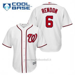 Maglia Baseball Uomo Washington Nationals Anthony Rendon 6 Bianco 1ªCool Base