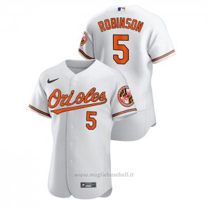 Maglia Baseball Uomo Baltimore Orioles Brooks Robinson Autentico Bianco