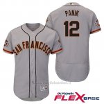 Maglia Baseball Uomo San Francisco Giants Joe Panik Grigio 60th Season Flex Base