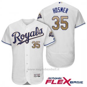 Maglia Baseball Uomo Kansas City Royals Eric Hosmer Bianco 50th Season Alterner Flex Base