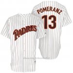 Maglia Baseball Uomo San Diego Padres San Diego 13 Drew Pomeranz Bianco Turn Back The Clock Giocatore
