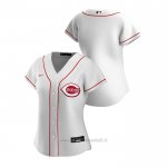 Maglia Baseball Donna Cincinnati Reds Replica 2020 Primera Bianco