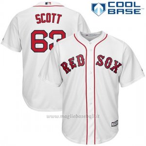 Maglia Baseball Uomo Boston Red Sox 63 Robby Scott Biancohome Cool Base