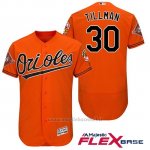 Maglia Baseball Uomo Baltimore Orioles 30 Chris Tillman Arancione 2017 Flex Base