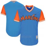 Maglia Baseball Uomo Miami Marlins 2017 Little League World Series Royal