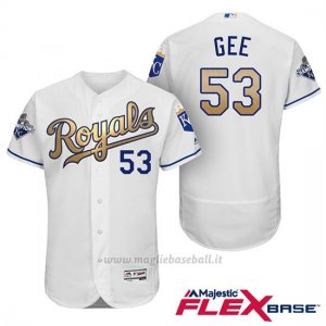Maglia Baseball Uomo Kansas City Royals Campione 53 Dillon Gee Flex Base Ors