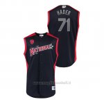 Maglia Baseball Bambino Milwaukee Milwaukee Brewers 2019 All Star Game Player National League Josh Hader Blu