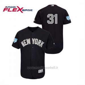 Maglia Baseball Uomo New York Yankees Aaron Hicks 2019 Entrenamiento De Primavera Alternato Flex Base Blu