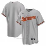 Maglia Baseball Uomo Baltimore Orioles Road Replica Grigio