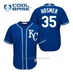 Maglia Baseball Uomo Kansas City Royals Eric Hosmer 35 Blu Alterner Cool Base