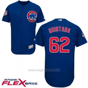 Maglia Baseball Uomo Chicago Cubs 62 Jose Quintana Alterner Flex Base