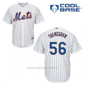 Maglia Baseball Uomo New York Mets Tug Mcgraw 56 Bianco 1ªCool Base