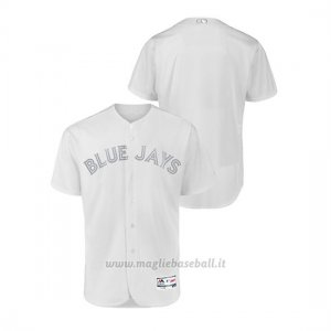 Maglia Baseball Uomo T Oronto Blue Jays 2019 Players Weekend Bianco Autentico