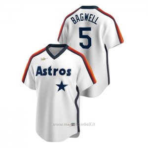 Maglia Baseball Uomo Houston Astros Jeff Bagwell Cooperstown Collection Primera Bianco