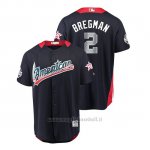Maglia Baseball Uomo All Star Game Houston Astros Alex Bregman 2018 1ªRun Derby American League Blu