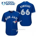 Maglia Baseball Uomo Toronto Blue Jays Munenori Kawasaki 66 Blu Alterner Cool Base